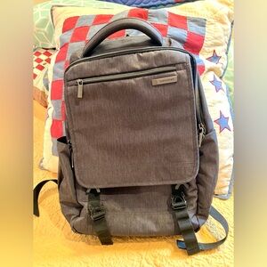 Samsonite Modern Utility Laptop Backpack Paracycle Travel Bag Charcoal Grey